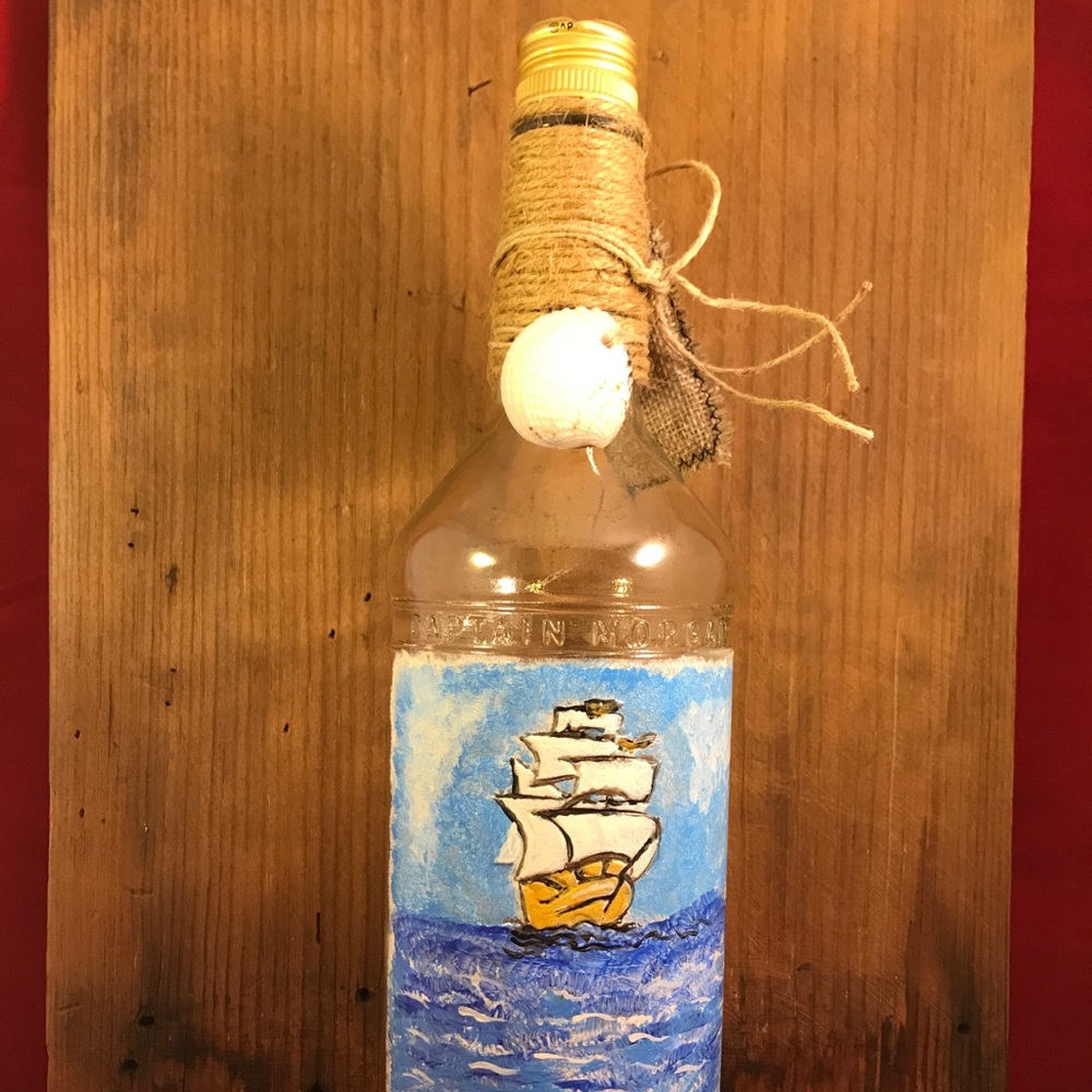 Ornamental Bottle - Hans Painted